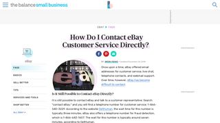 How to Contact eBay Customer Service Directly