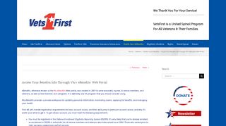 Access Your Benefits Info Through VA's 'eBenefits' Web Portal | VetsFirst
