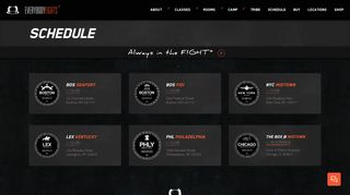 Everybodyfights | Class Schedule | Join the Fight