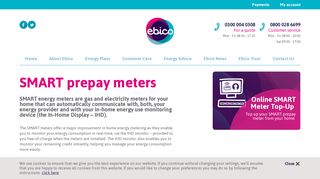 SMART prepay meters | Ebico - Fair energy deals