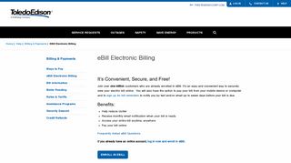 eBill Electronic Billing - FirstEnergy Corp.