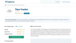 Time Tracker Reviews and Pricing - 2019 - Capterra