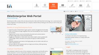 EbixEnterprise Web Portal - An integrated service in healthcare