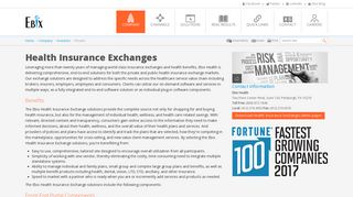 Health Insurance Exchanges - Ebix