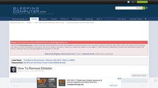 How To Remove Eblaster - Spyware and Malware Removal Guides ...