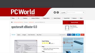 spectorsoft eBlaster 6.0 Review: - Software and Services - Security ...