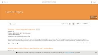 Career Pages - Job Opportunities | Sorted by Job Title ascending