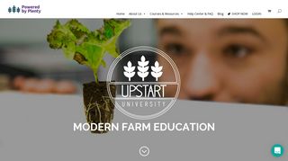 Upstart University: Online Farm Training Courses - All Experience Levels