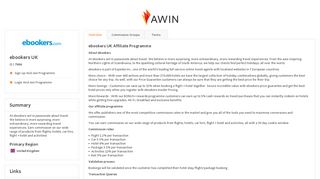 Awin | ebookers UK Affiliate Programme