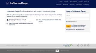 Login | Lufthansa Cargo