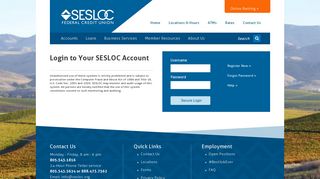 Online Banking Login | SESLOC Federal Credit Union