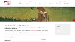 eBrooks - Sign Up Today! | Brooks Museum