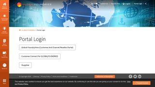 Portal Login | GLOBALFOUNDRIES