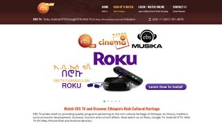 EBS TV - Ethiopian Broadcasting Service - Watch on Roku, Android ...