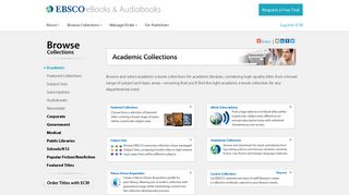 Academic eBooks for Academic Libraries | EBSCO