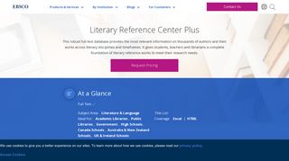 Literary Reference Center Plus | EBSCO