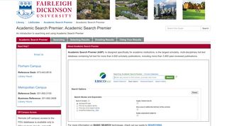Academic Search Premier - LibGuides