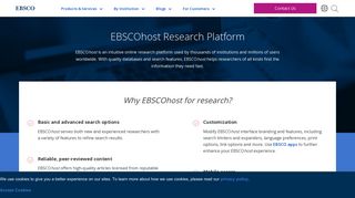 EBSCOhost Research Platform | EBSCO