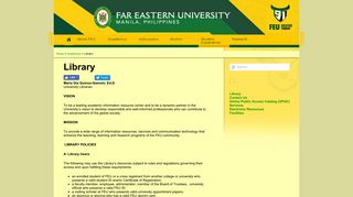 Library | Far Eastern University