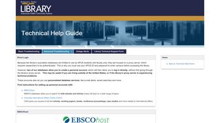 Direct Database Login - Technical Help - LibGuides at American ...
