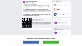 Important notice from EBS registry! If... - Edinburgh Business School ...