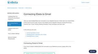 Connecting Ebsta to Gmail – Ebsta Knowledge Base - Ebsta Limited