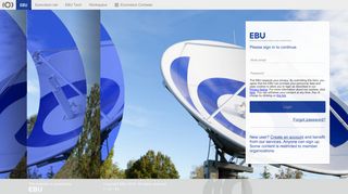 EBU Authentication - Login