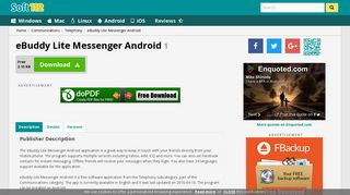 eBuddy Lite Messenger Android 1 Free Download
