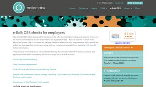 E-Bulk DBS Checks for Employers
