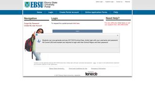 EBSU Portal | Login