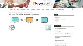 security for office network login icon - Ebuyer Blog - Ebuyer.com