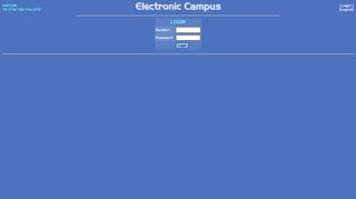 Login - Electronic Campus