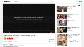Learn English in Dublin with EC English Language Centres - YouTube