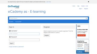 Sign In | eCademy as - E-learning | Academic Software Discounts