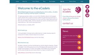 Online safety for schools : eCadets