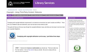 More Information about Licences - Copyright - Using Third-Party ...