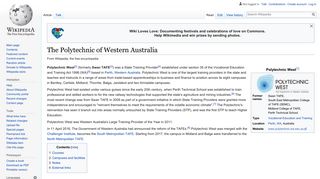 The Polytechnic of Western Australia - Wikipedia