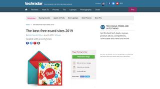 The best free ecard sites 2019 | TechRadar