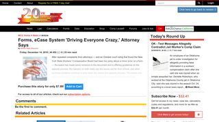 Forms, eCase System 'Driving Everyone Crazy,' Attorney Says ...