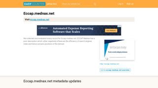 ECCAP Mednax (Eccap.mednax.net) - eCCAP Login - Easycounter