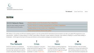 ECCO International Public Relations Network