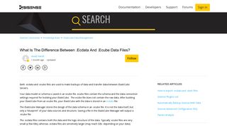What is the difference between .ecdata and .ecube data files ...