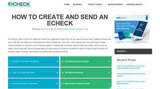 How To Create and Send An ECheck - Personal Finance Made Easy ...