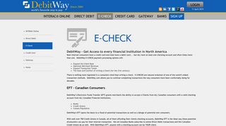 E-Check - DebitWay