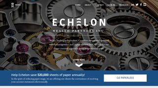 Echelon Wealth Partners, Wealth Management, Capital Markets