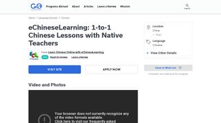 eChineseLearning: 1-to-1 Chinese Lessons with Native Teachers | Go ...
