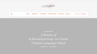 A Review of eChineseLearning: An Online Chinese Language School ...