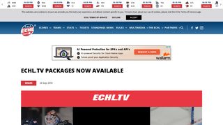 ECHL.TV Packages now available - ECHL.com