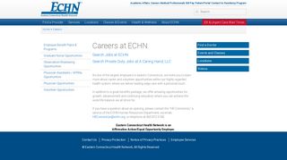 Eastern Connecticut Health Network | Home Careers