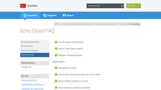 Echo Cloud FAQ : TechWeb : Boston University